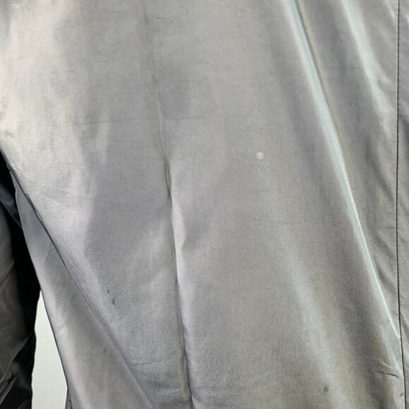 PRADA Size M Navy Nylon Epaulets Buttoned Jacket - Picture 5 of 9